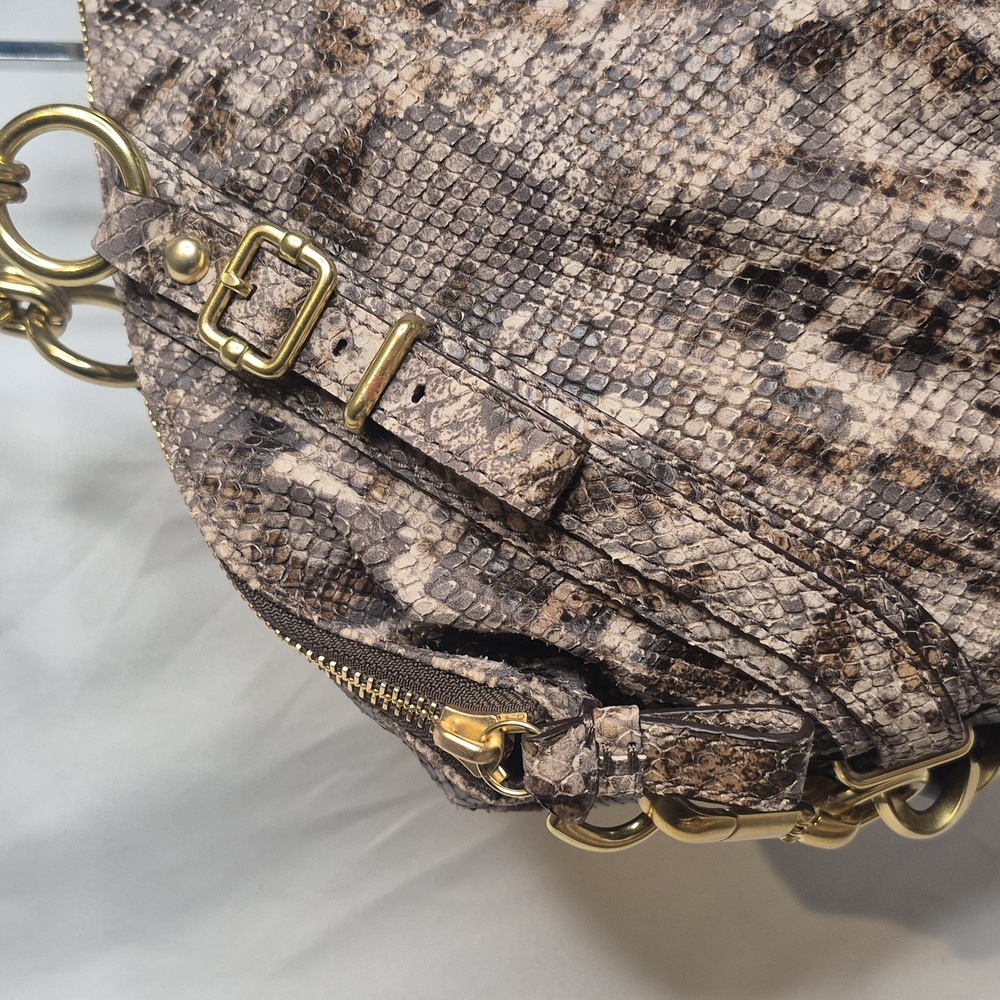 Coach Madison Embossed Python Sophia Satchel NWOT $698 RETAIL - Picture 6 of 17